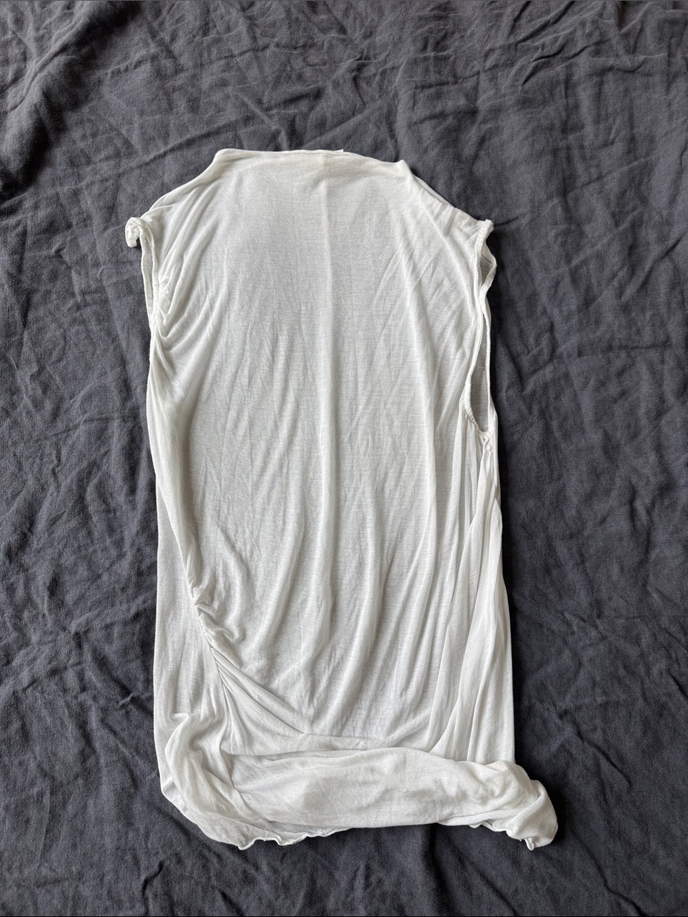 Free People White Sleeveless Tank Top